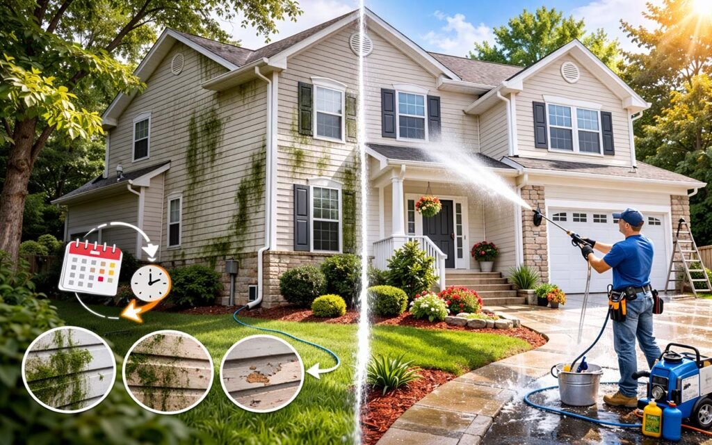 how much to pressure wash a 2000 sq ft house