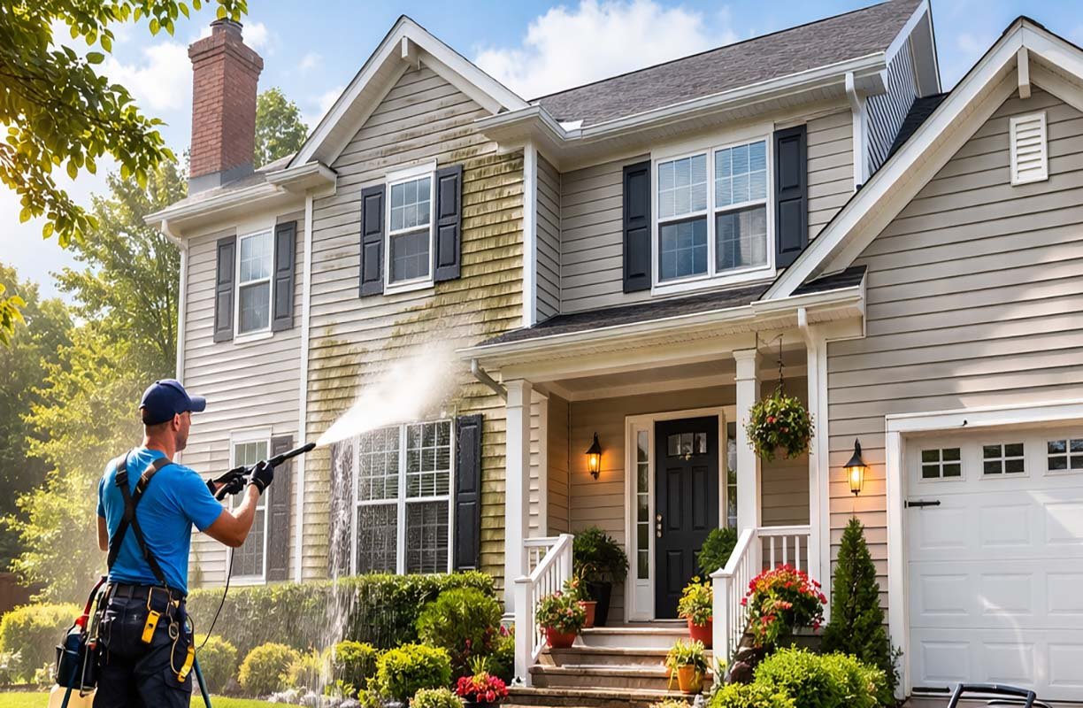 How Much to Pressure Wash a House