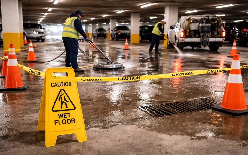 Parking Garage Cleaning Tips