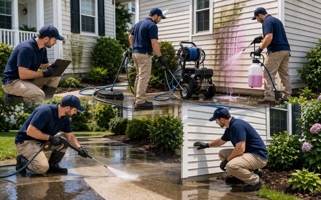 Residential Pressure Washing