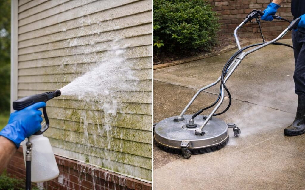 cost to pressure wash house nashville