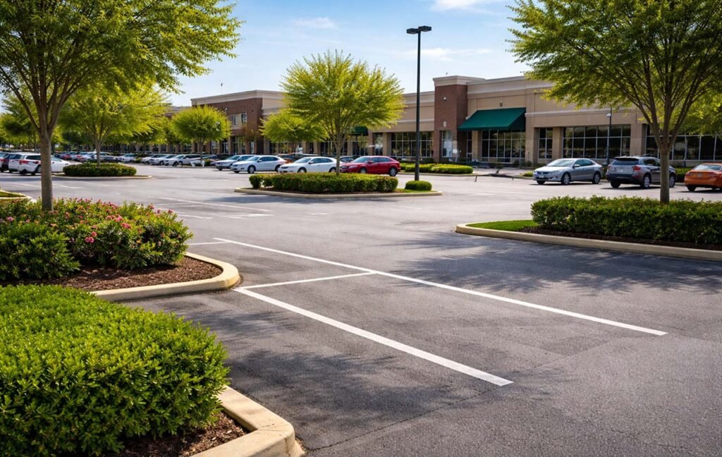 parking lot cleaning