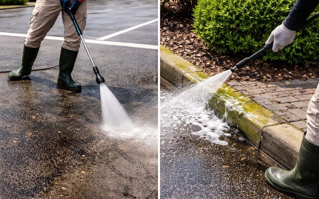 Parking Lot Pressure Washing Nashville TN