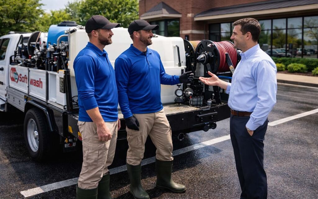 Parking Lot Pressure Washing Nashville TN