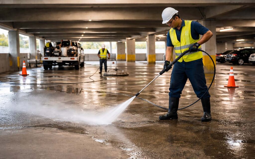 parking garage pressure washing nashville tn