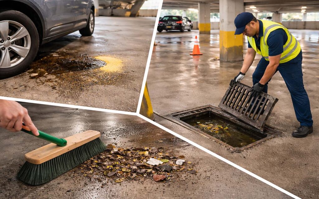 parking garage pressure washing nashville tn
