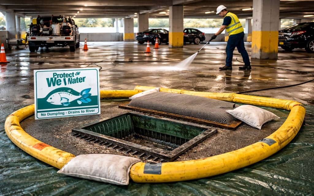 parking garage pressure washing nashville tn
