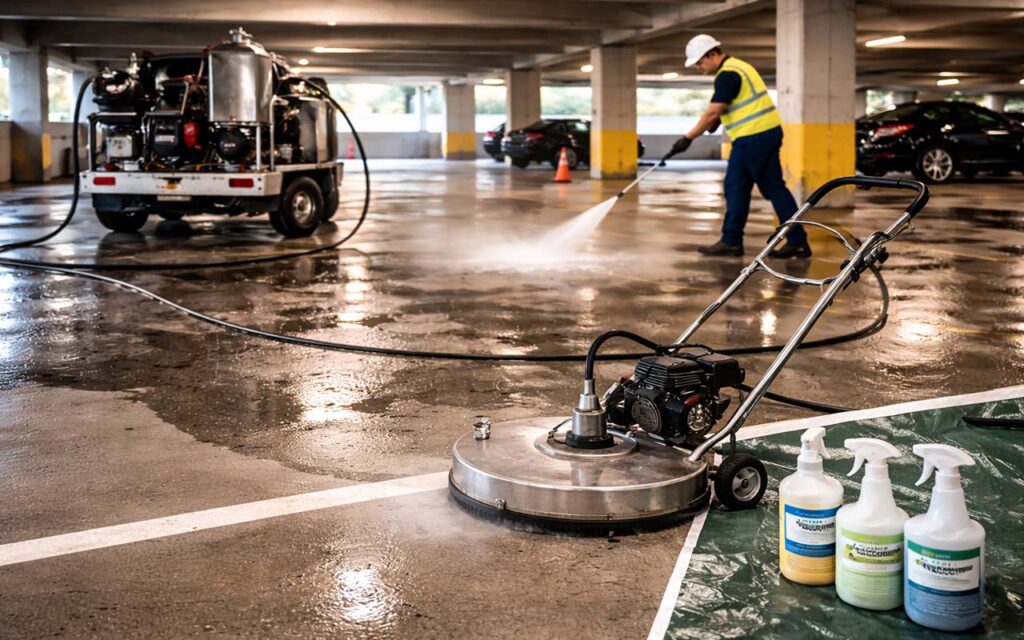 parking garage pressure washing nashville tn