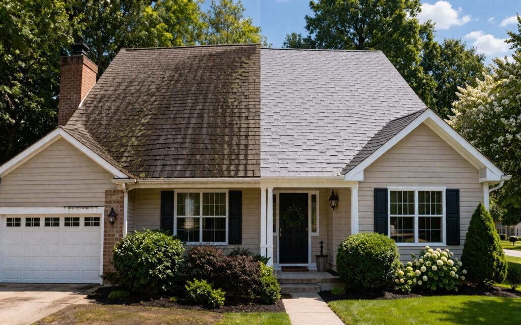 pressure wash roof cost