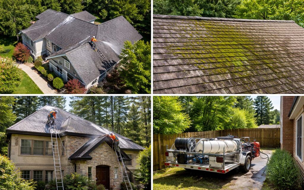 pressure wash roof cost nashville tn