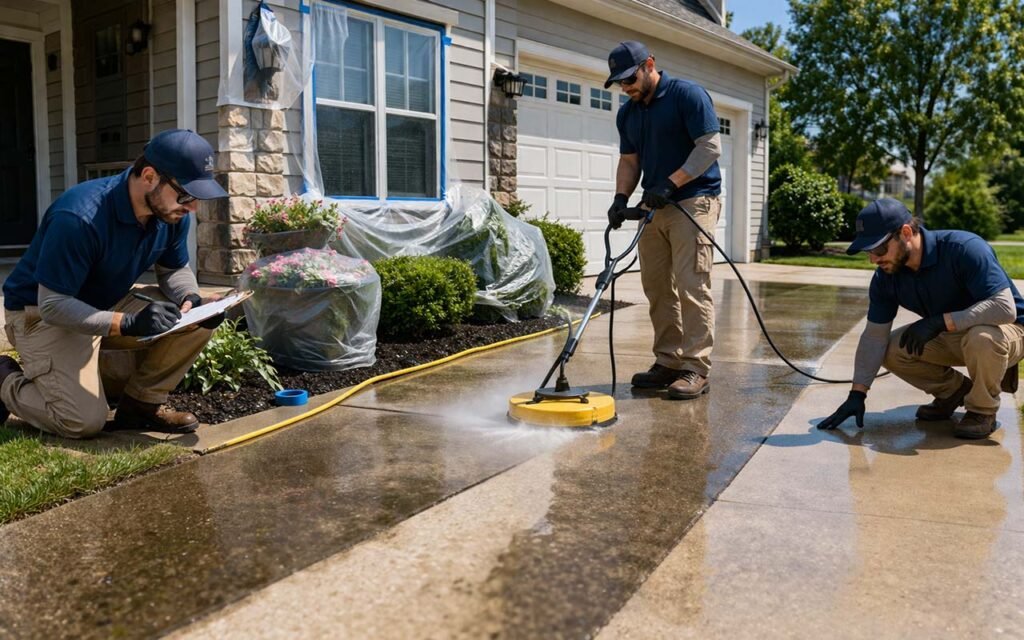 pressure washing service