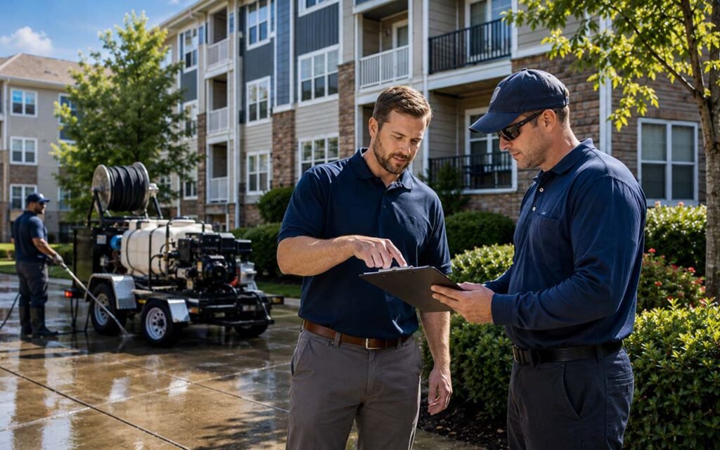 Apartment Complex Pressure Washing Nashville TN