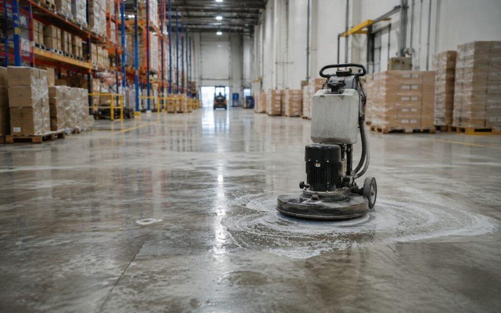 Warehouse Concrete Floor Cleaning Nashville TN