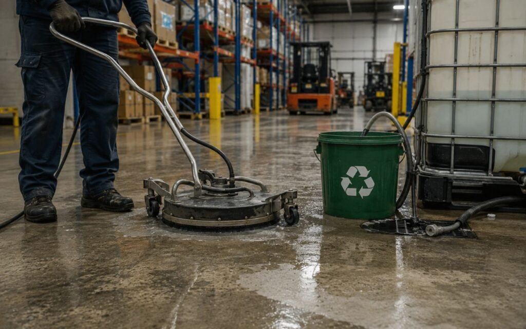 Warehouse Concrete Floor Cleaning Nashville TN 5